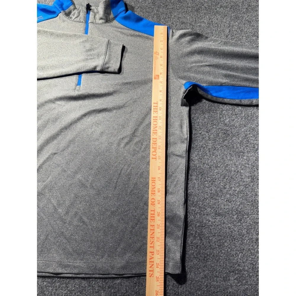 Ping Peak Jacket Mens Large Gray Blue 1/4 Zip Golf Pullover 15S3014